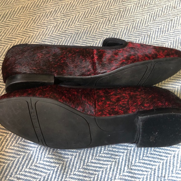 FINAL PRICE:  Red and Black Nine West Loafers - Picture 4 of 6